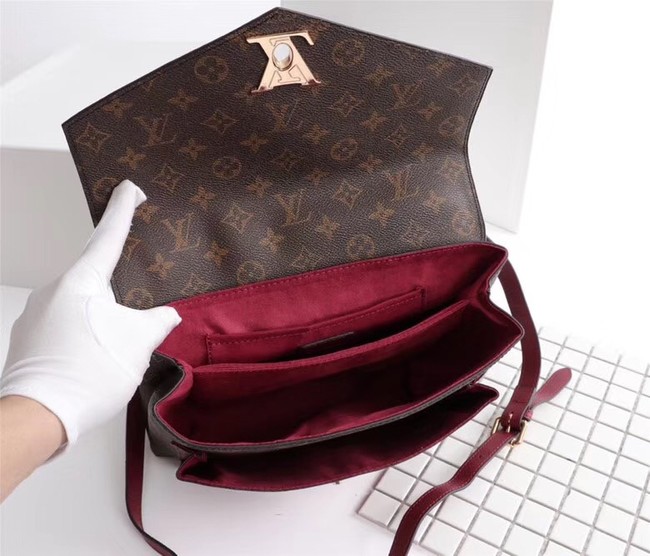 Louis Vuitton Monogram Canvas Pochette Metis Bag M54879 fuchsia