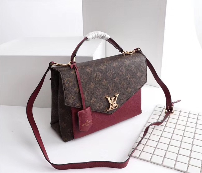 Louis Vuitton Monogram Canvas Pochette Metis Bag M54879 fuchsia