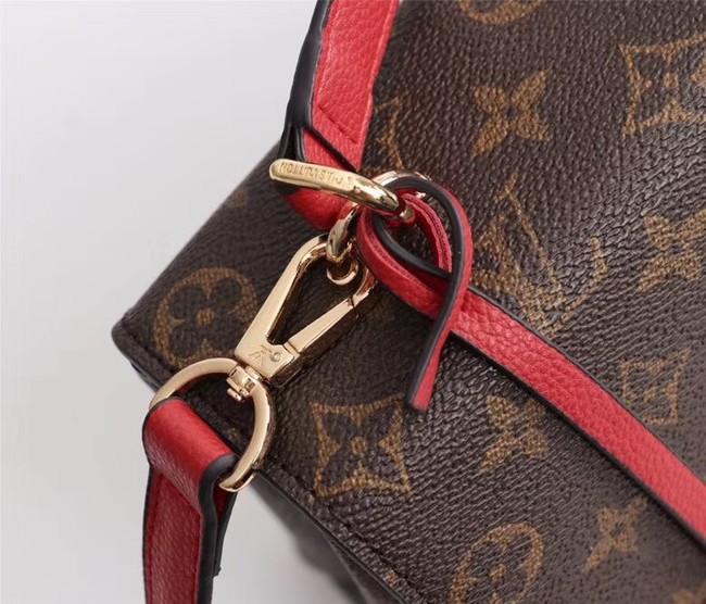 Louis Vuitton Monogram Canvas Pochette Metis Bag M54879 red