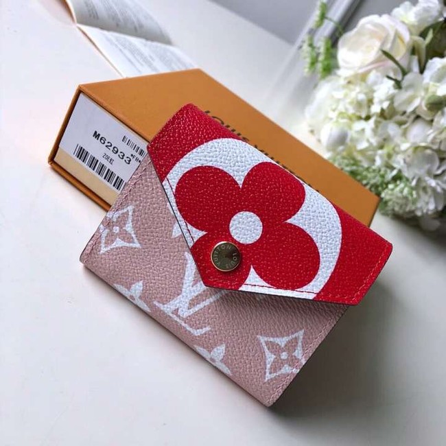 Louis vuitton original ZOE WALLET M62933 pink