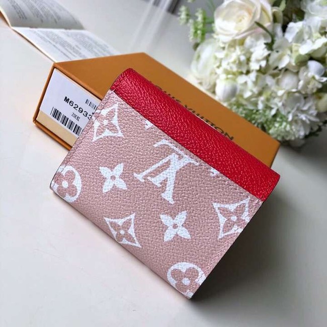 Louis vuitton original ZOE WALLET M62933 pink