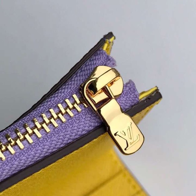 Louis vuitton original ZOE WALLET M62933 purple