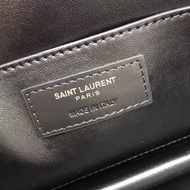 SAINT LAURENT Domino leather shoulder bag 10600 black