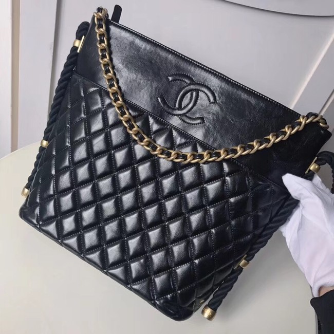 Chanel hobo handbag AS0076 black