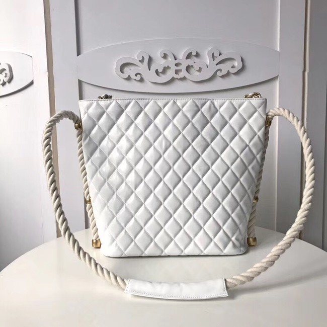 Chanel hobo handbag AS0076 white