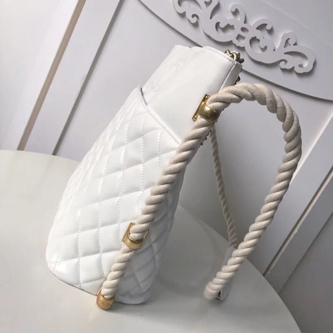 Chanel hobo handbag AS0076 white
