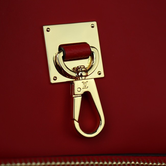 Louis Vuitton Veau Nuage Leather Milla MM M51685 red
