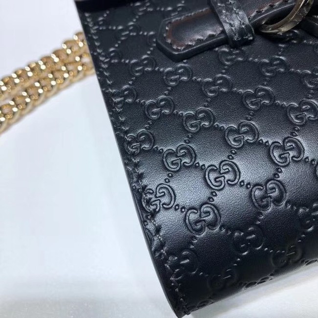 Gucci Mini leather bag 449636 black