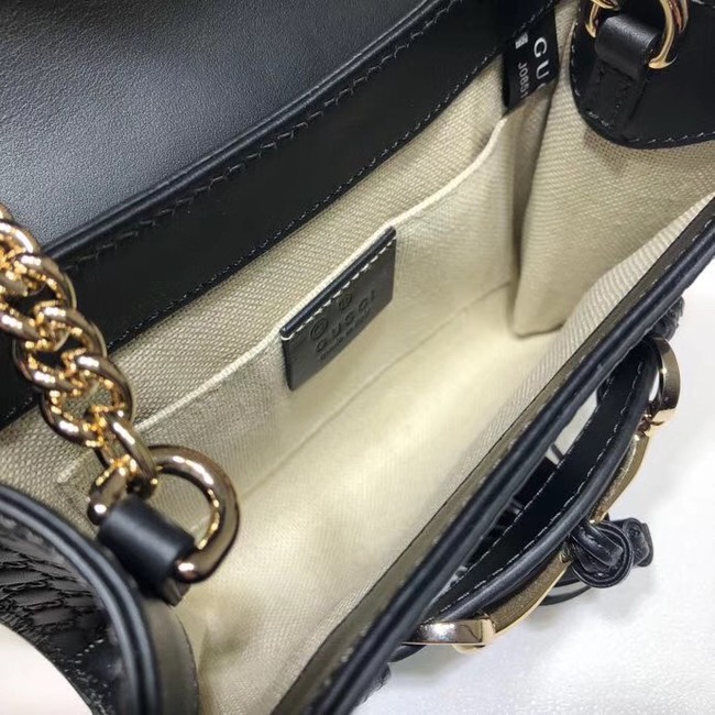 Gucci Mini leather bag 449636 black