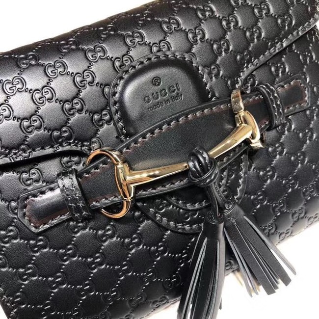Gucci Mini leather bag 449636 black