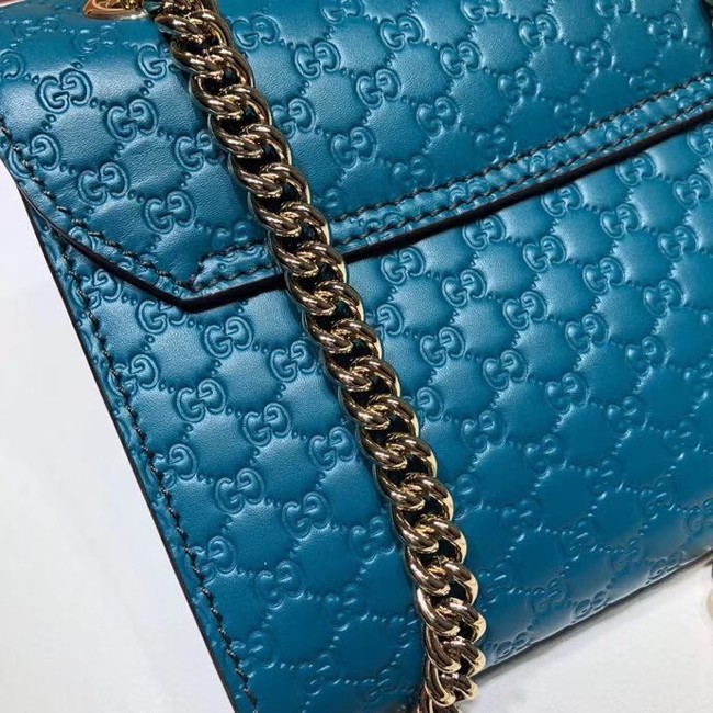 Gucci Mini leather bag 449636 blue