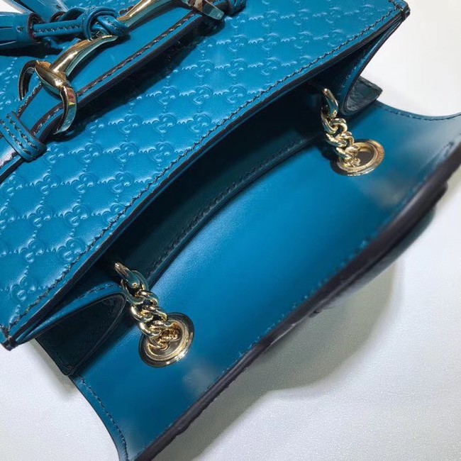 Gucci Mini leather bag 449636 blue