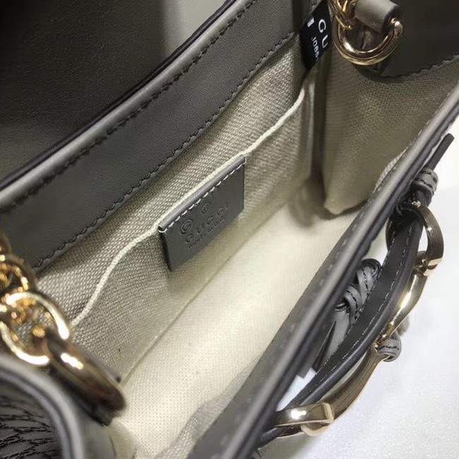 Gucci Mini leather bag 449636 grey