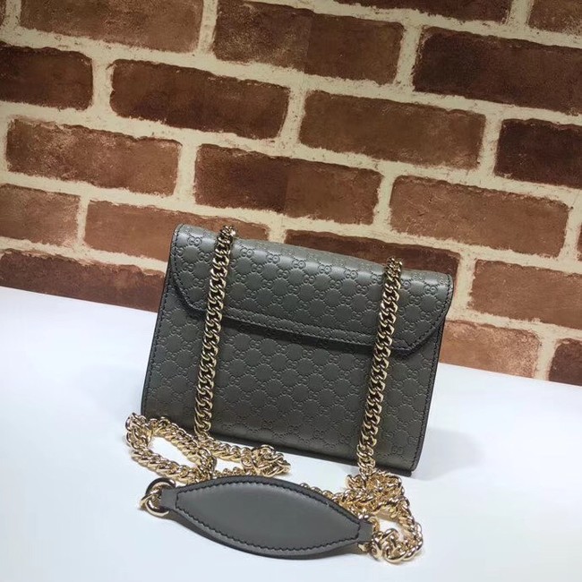 Gucci Mini leather bag 449636 grey
