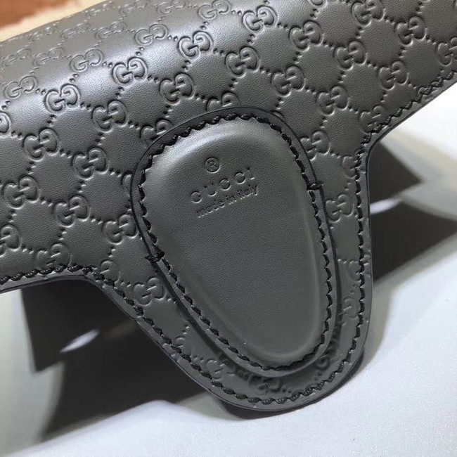 Gucci Mini leather bag 449636 grey
