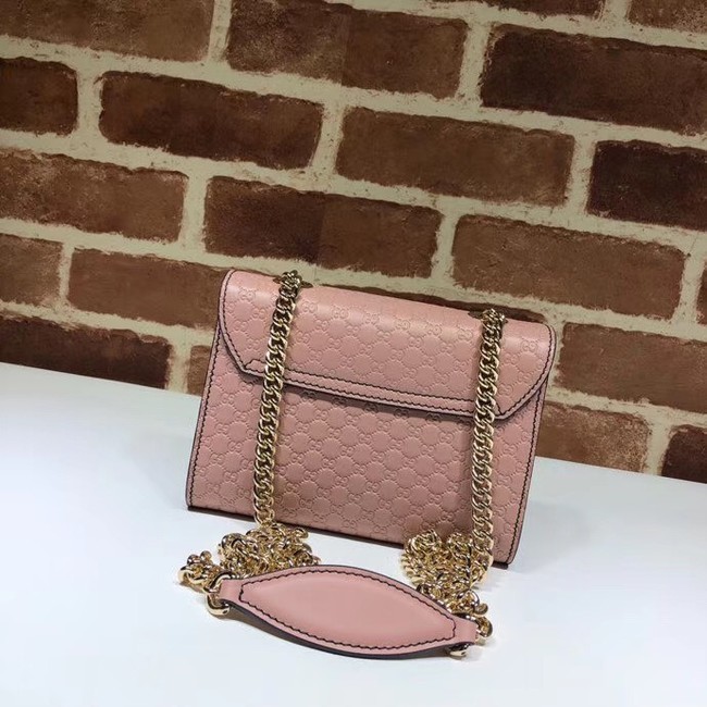 Gucci Mini leather bag 449636 pink