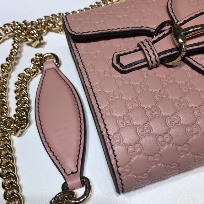 Gucci Mini leather bag 449636 pink