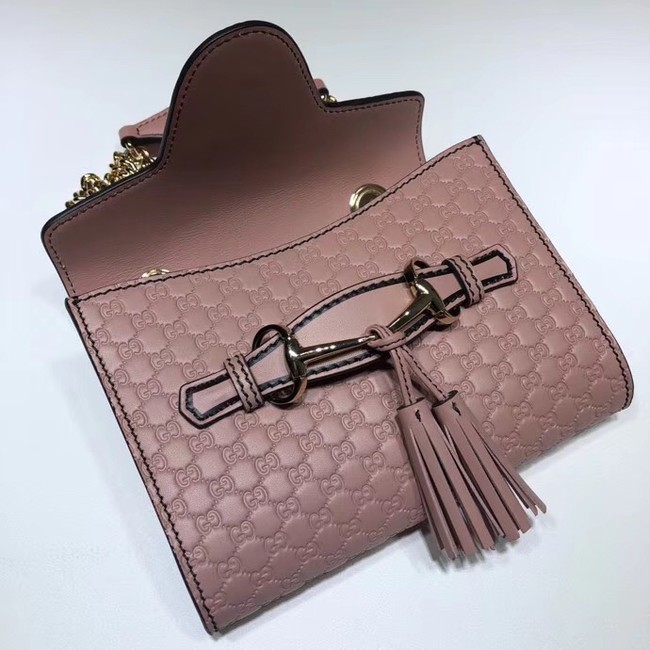 Gucci Mini leather bag 449636 pink