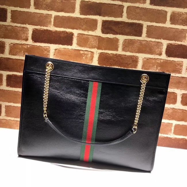 Gucci Rajah large tote 537219 black