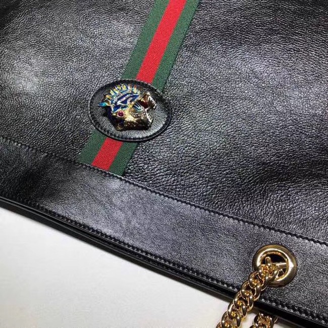 Gucci Rajah large tote 537219 black