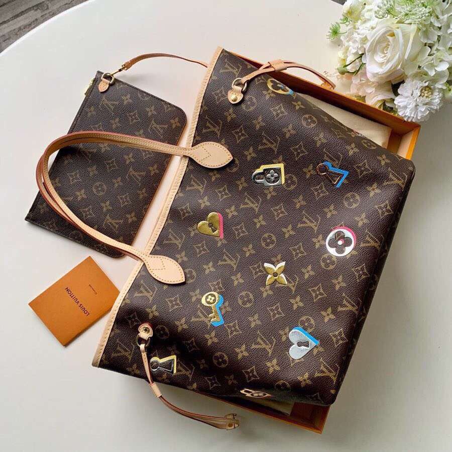 Louis Vuitton Original Monogram Canvas NEVERFULL MM M44364