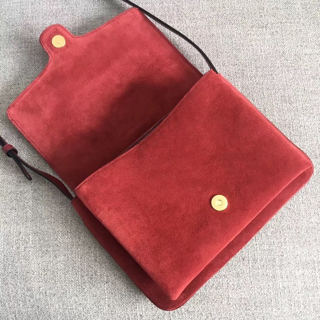 Gucci Arli medium shoulder bag 550126 Bordeaux suede