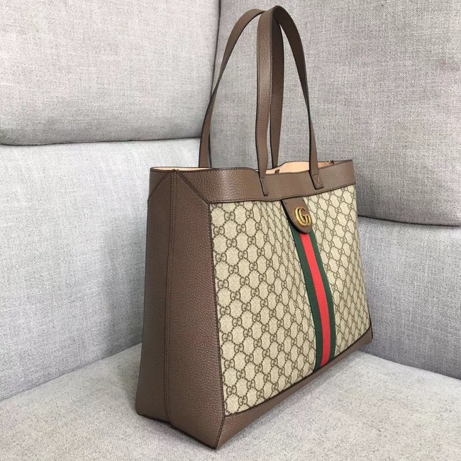 Gucci Ophidia GG tote with Three Little Pigs 547947 brown