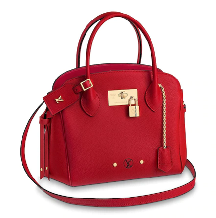 Louis Vuitton Veau Nuage Leather Milla MILLA PM M54347 red