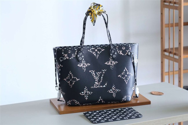 Louis Vuitton Original Monogram Canvas NEVERFULL M41177 black