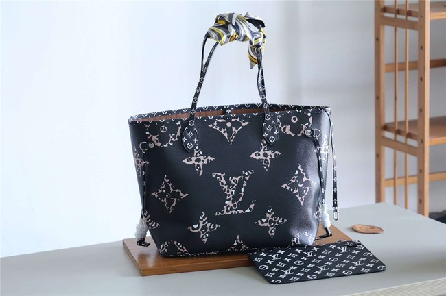 Louis Vuitton Original Monogram Canvas NEVERFULL M41177 black