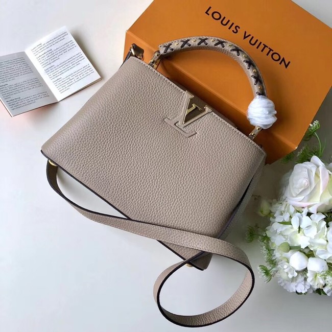 Louis Vuitton CAPUCINES PM M52387 grey