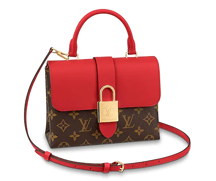 Louis vuitton original LOCKY BB M44080 Coquelicot Red