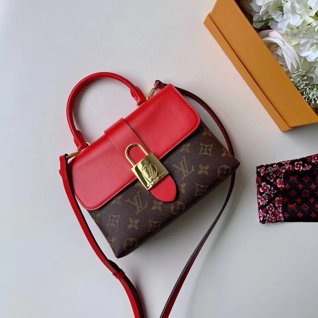 Louis vuitton original LOCKY BB M44080 Coquelicot