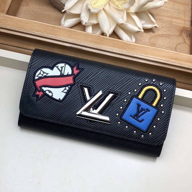 Louis Vuitton TWIST WALLET M63456 black