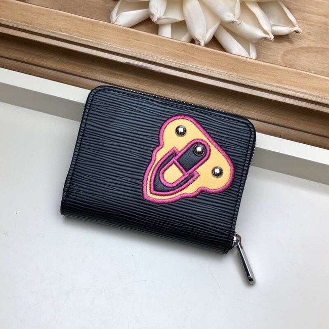 Louis vuitton Original ZIPPY COIN PURSE M63721 black