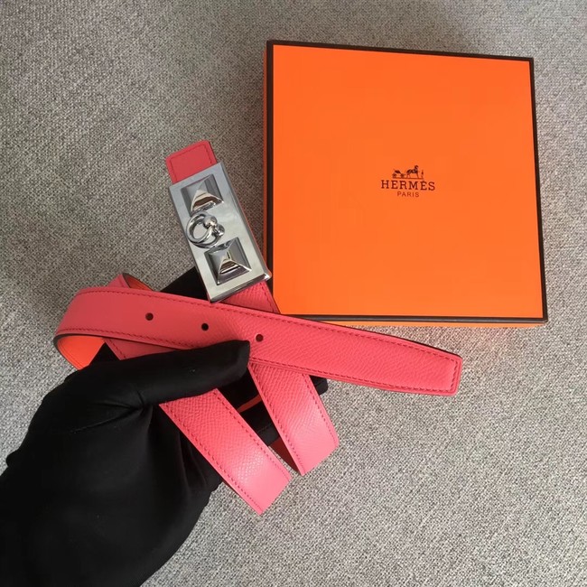 Hermes Collier de Chien belt buckle & Reversible leather strap 24 mm H0521 pink