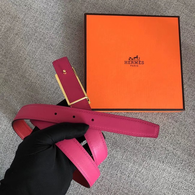 Hermes Collier de Chien belt buckle & Reversible leather strap 24 mm H0521 red