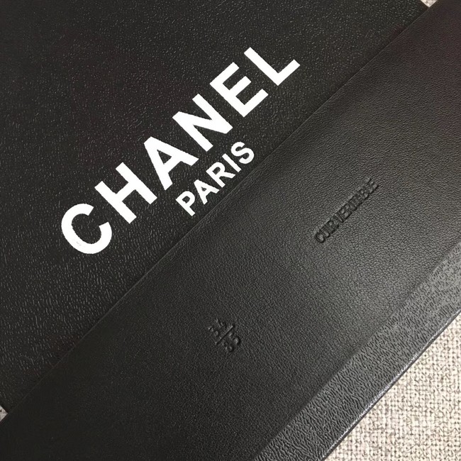 Chanel Wide leather belt with 53 mm CC4271 black