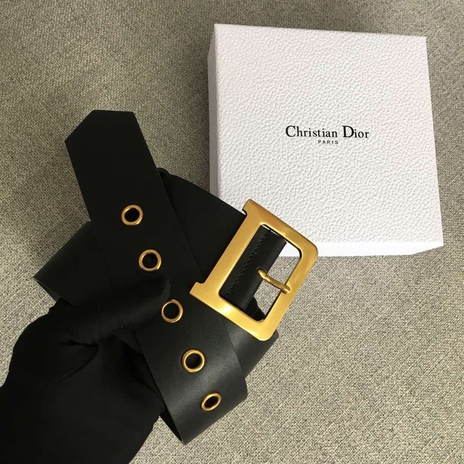 Dior Wide leather belt with 50 mm D4261 black