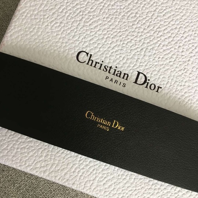 Dior Wide leather belt with 50 mm D4261 black