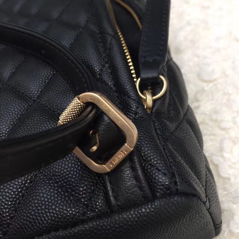 Chanel Caviar Leather Backpack Original Leather 83430 Black