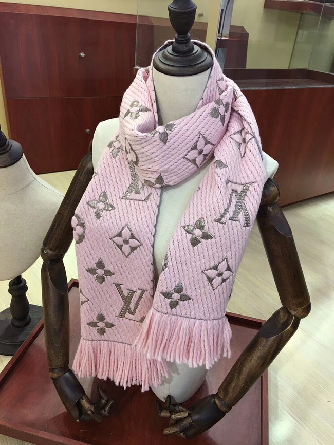 Louis Vuitton Cashmere Scarf LV3308A pink