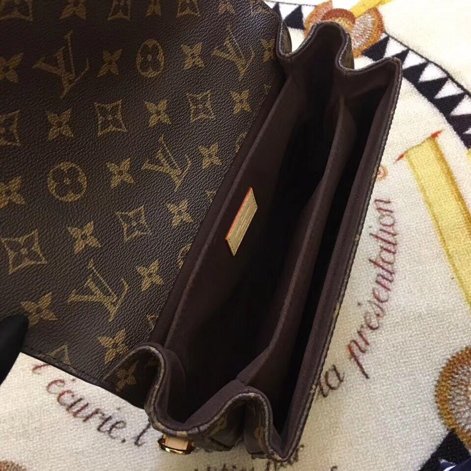 Louis Vuitton Monogram Canvas Pochette Metis Original Leather M40780