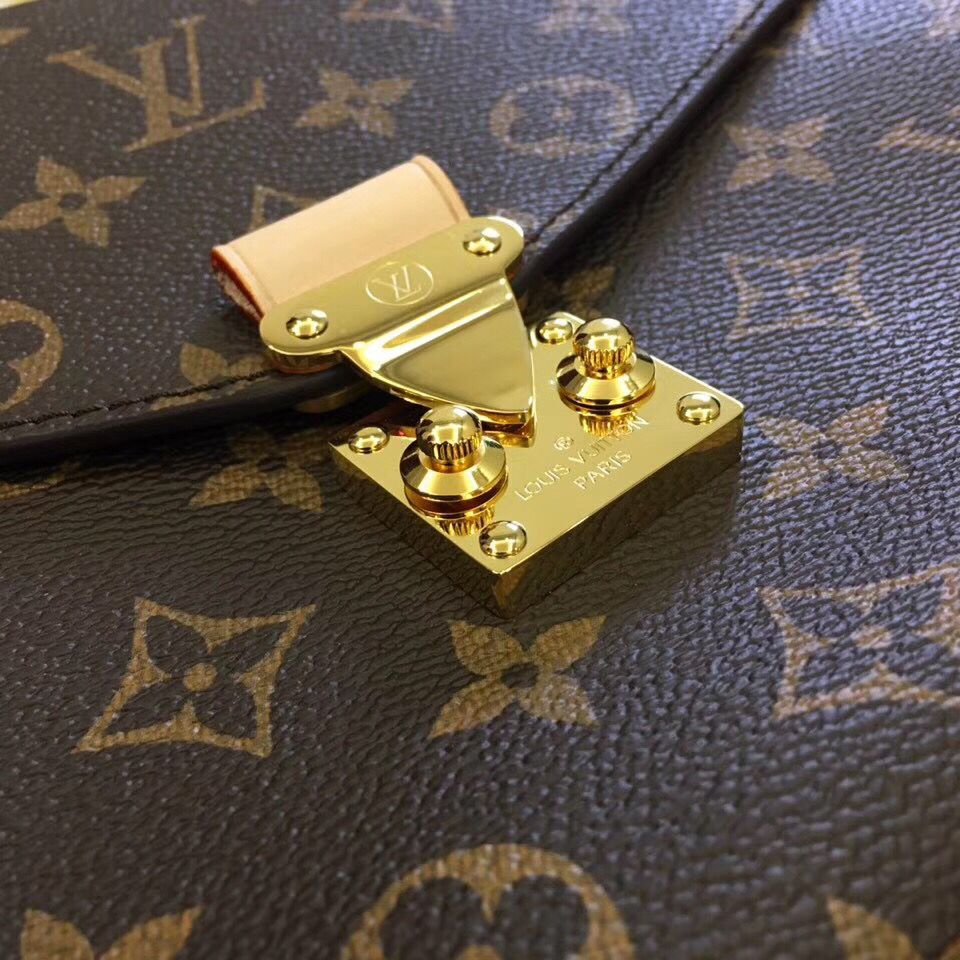 Louis Vuitton Monogram Canvas Pochette Metis Original Leather M40780