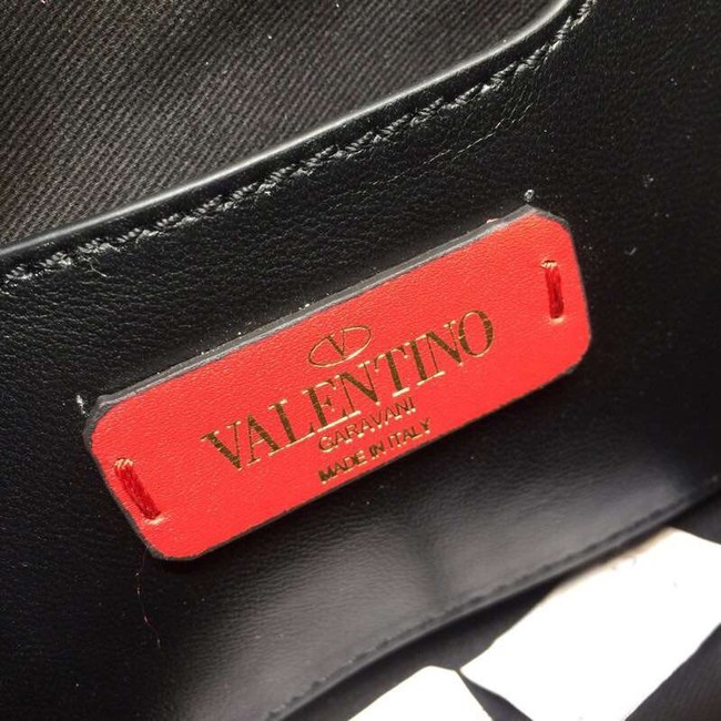 VALENTINO Candy quilted leather cross-body bag 0033 black