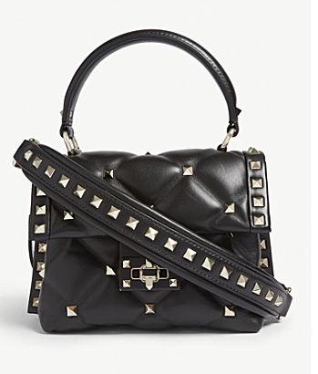 VALENTINO Candy quilted leather cross-body bag 0033 black