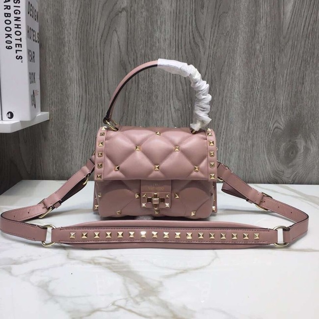 VALENTINO Candy quilted leather cross-body bag 0033 pink