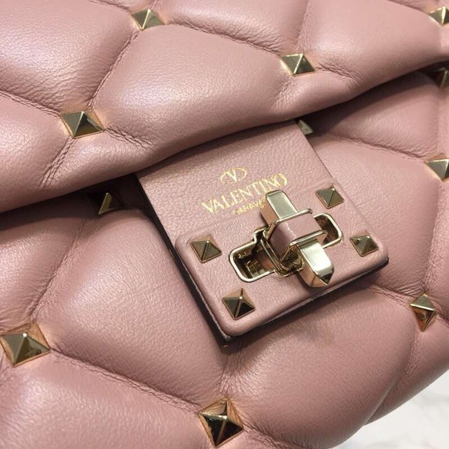 VALENTINO Candy quilted leather cross-body bag 0072 pink