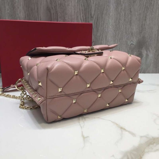 VALENTINO Candy quilted leather cross-body bag 0072 pink