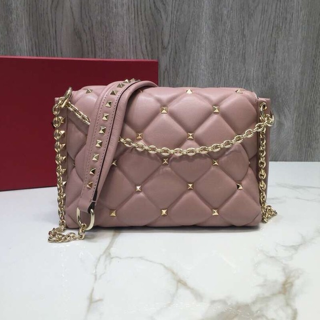VALENTINO Candy quilted leather cross-body bag 0072 pink